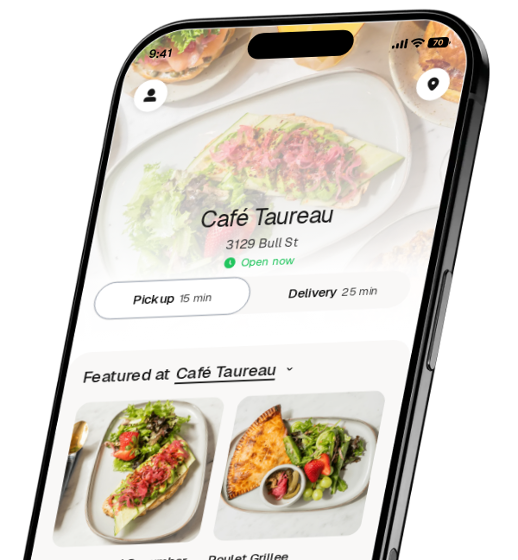 Café Taureau app preview